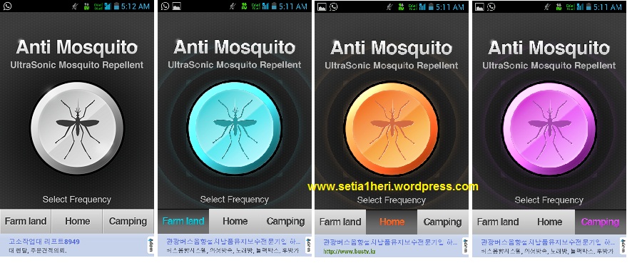 Aplikasi Android Pengusir Nyamuk